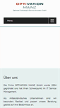 Mobile Screenshot of optivation.de